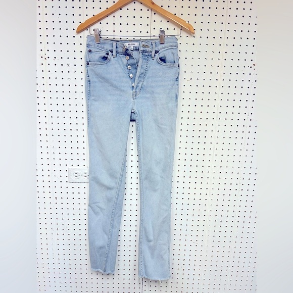 Re/Done 80s’ Light Blue Women's Jeans - Picture 1 of 4